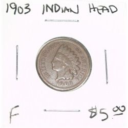 1903 INDIAN HEAD RED BOOK VALUE IS $5.00 *FINE GRADE*!!