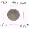Image 1 : 1905 INDIAN HEAD RED BOOK VALUE IS $15.00 *RARE EXTRA FINE-40 GRADE*!!