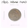 Image 1 : 1902 INDIAN HEAD *PLEASE LOOK AT PICTURE TO DETERMINE GRADE*!!