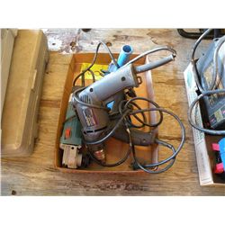 [2] drills, angle grinder