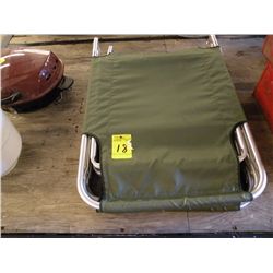 pair of camping cots