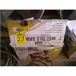 Flor Craft 7" wet tile saw
