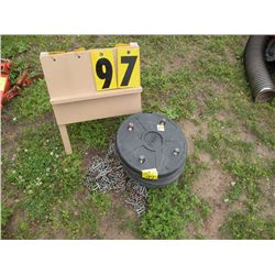 wheel weights & chains