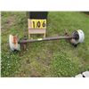 Image 1 : axle & rims