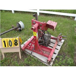 pallet w/ motor stand & transmission stand