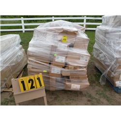 pallet of New Cycle Country parts, ATV hardware