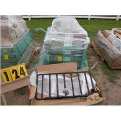 Pallet of New LandPride front racks for atv's