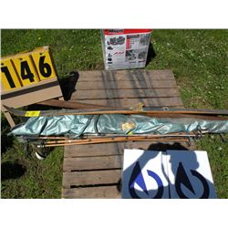 cross country skis & poles