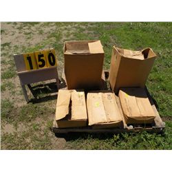 pallet w/cable ends & lugs