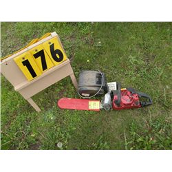 Jonesrud chain saw-poor compression, 12 volt winch-unknown condition