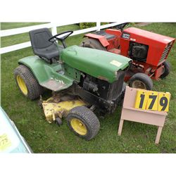 John Deere 120 garden tractor- unable to verify vin