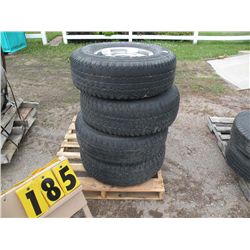 [4] P265/75R16 tires on aluminum rims