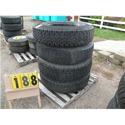 [4] 10.00-20 tires & rims