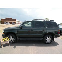 2004 Chev Tahoe Z71       SN- 1GNEK13Z74R183020