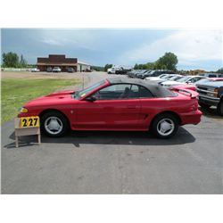 1995 Ford Mustang    SN- 1FALP4448SF220439