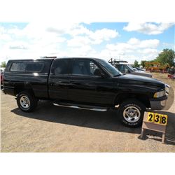 1998 Dodge 1500 4x4 quad cab    SN- 3B7HF13Z4WG168665