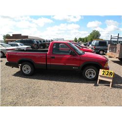 1997 Chev S-10      SN- 1GCCS1448V8196739