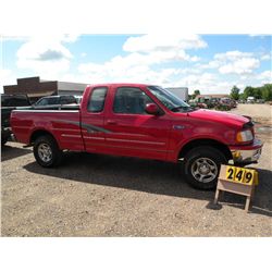 1997 Ford F-150 ext cab     SN- 1FTDX18W4VNC77093