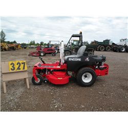 Encore Fuzion zero turn mower    SN- 57107