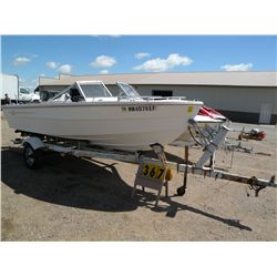 1979 Galaxy 16 ft boat w/trailer     SN- 371M79F