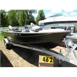 1974 Crestliner boat w/trailer   unable to verify vin