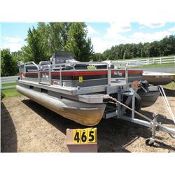 1988 Bass Buggy 20 ft Pontoon w/trailer    SN- BUJ13421D888