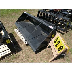 Stout 84" dirt bucket w/bolt-on edge- new