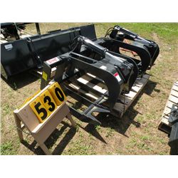 72" twin cylinder grapple- new