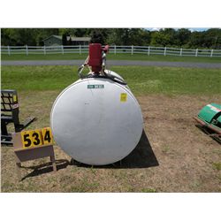500 gallon fuel tank