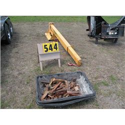 Caldwell forklift boom w/misc clamps