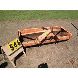 77" 3 pt box blade