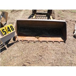 67" skid loader bucket