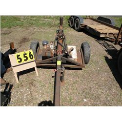 Homemade log splitter