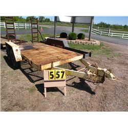 Homemade trailer   - Bank re-po   NO TITLE, SELLS FOR SALVAGE ONLY