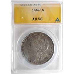 1884S  Morgan $ $ANACS50