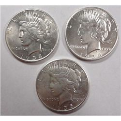 3  1935 Peace $   nice AU