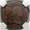 Image 2 : 1795 PL edge large penny   NGC VG scratches