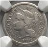 Image 2 : 1882  3 ct nickel  NGC VF scratches