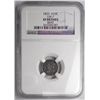 Image 1 : 1833  half dime LM-7  NGC XF bent  very minor