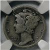 Image 2 : 1921-D MERCURY DIME NGC GOOD 4  EST. $75.00-$85.00