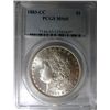 Image 1 : 1883-CC MORGAN DOLLAR PCGS MS65 GEM!, EST. $450.00-$475.00