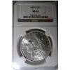 Image 1 : 1899-S MORGAN DOLLAR NGC MS64, IT WAS GRADED 65 BY NGC AND REDUCED TO 64