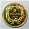 Image 2 : 1879 $3 Gold (Only 3000 minted) Ch BU62 PL reverse