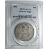 Image 1 : 1836 letrd edge Bust half $ PCGS53