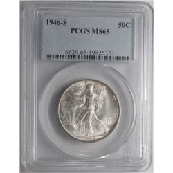 1946S Walker   half $ PCGS65