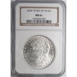 1878 rev 78  Morgan $  NGC61