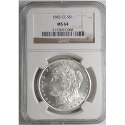 1883CC   Morgan $  NGC64