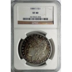 1888S   Morgan $  NGC40