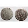 Image 2 : 2  1886  V nickels  AG