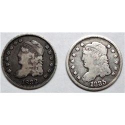 1832-35  Bust half dime  F/VF